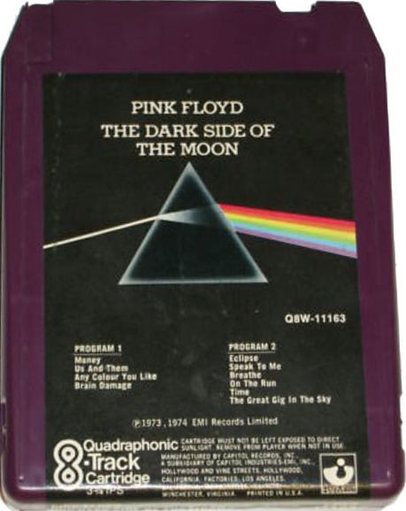 The Dark Side of the Moon by Pink Floyd (Album; Harvest; Q8W-11163