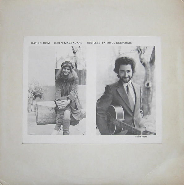 Restless Faithful Desperate by Kath Bloom / Loren Mazzacane (Album
