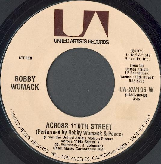 Across 110th Street / Hang On in There by Bobby Womack (Single