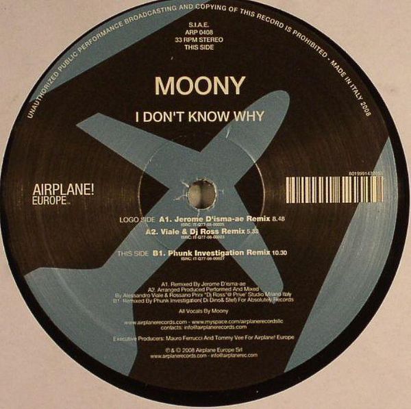 I Don't Know Why by Moony (Single, House): Reviews, Ratings
