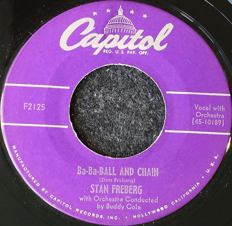 Abe Snake for President / Ba-Ba-Ball and Chain by Stan Freberg (Single ...