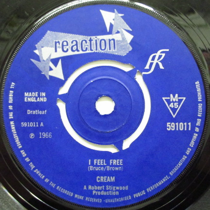 I Feel Free / N.S.U. by Cream (Single, Psychedelic Rock): Reviews