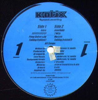 レコード K-otix - Spontaneity Instrumentals