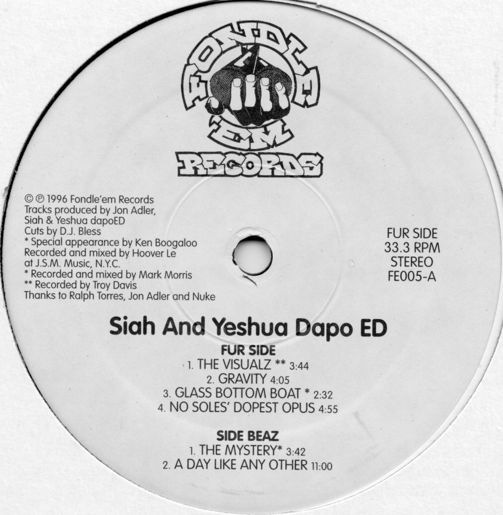 Siah and Yeshua Dapo ED by Siah and Yeshua Dapo ED (EP, Jazz Rap