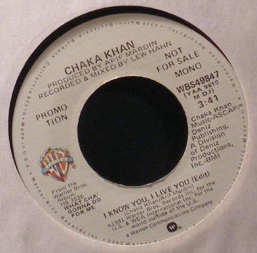 I Know You, I Live You by Chaka Khan (Single, Boogie): Reviews