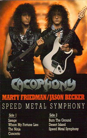 Speed Metal Symphony by Cacophony (Album; Shrapnel; SH-1031C