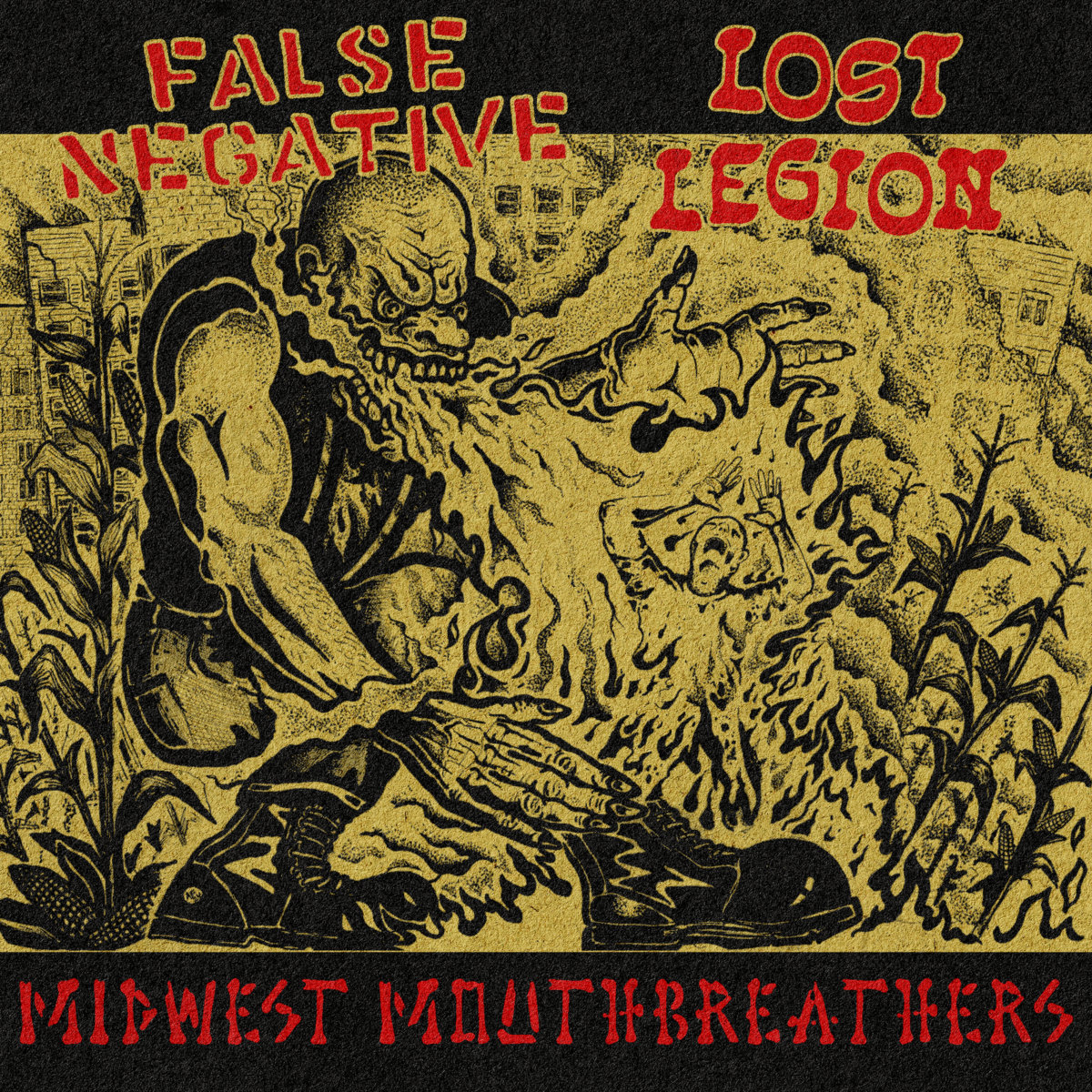 Midwest Mouthbreathers by False Negative / Lost Legion (EP; Rock 'N ...