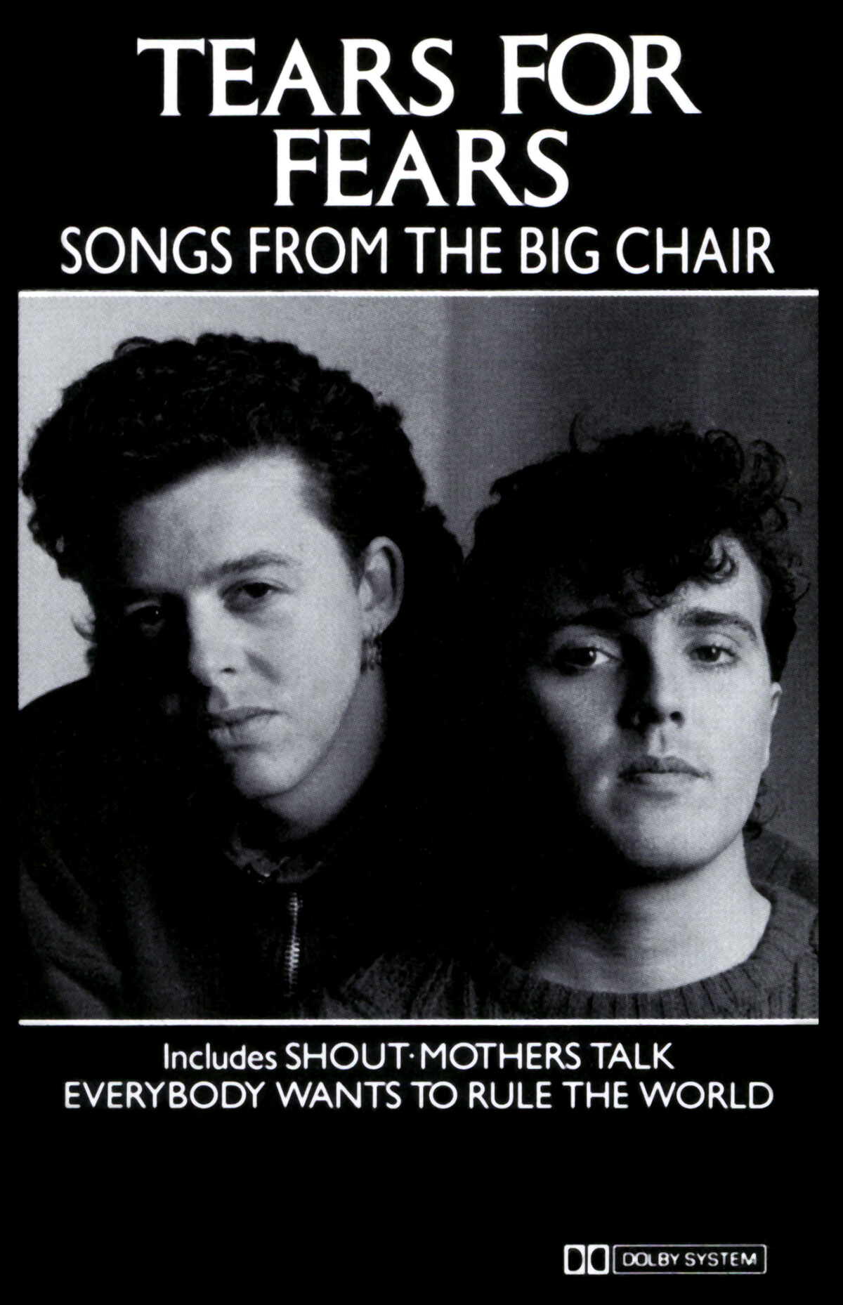 Songs From the Big Chair by Tears for Fears (Album; Mercury; 824