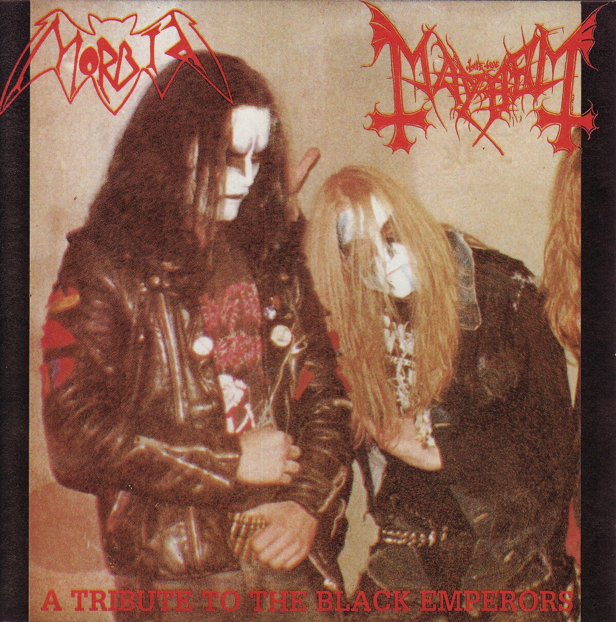 A Tribute to the Black Emperors by Morbid / Mayhem (Bootleg, Black