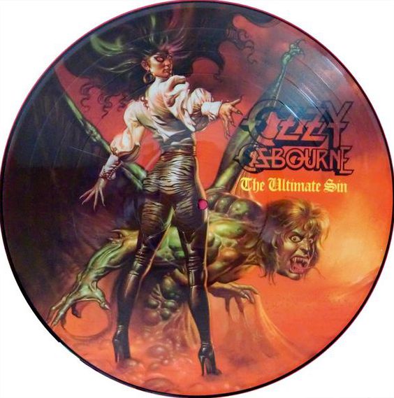 The Ultimate Sin by Ozzy Osbourne (Album; Epic; EPC 11-26404