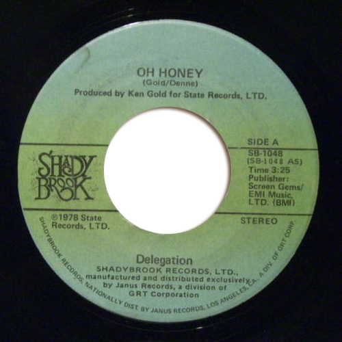 DELEGATION OH HONEY オリジナル12インチ 名ネタ盤】DELEGATION – OH HONEY / オリジナル12インチ Delegation