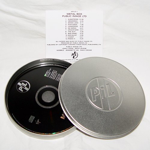 Metal Box by PiL (Album; Virgin; MTLCD 1): Reviews, Ratings