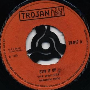 Stir It Up / This Train by The Wailers (Single; Trojan; TR 617