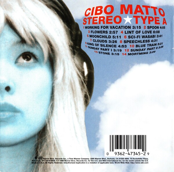 【名盤USオリジナル 】CIBO MATTO / STEREO TYPE A Stereo Type A by Cibo Matto (Album, Alternative Dance): Reviews