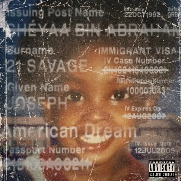Cover art for american dream by 21 Savage